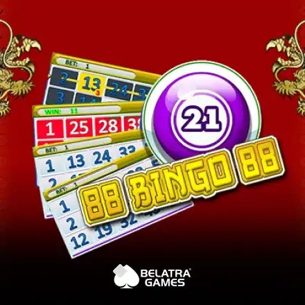 Lottery logo of 88 Bingo 88 from Belatra Games at Carousel Casino