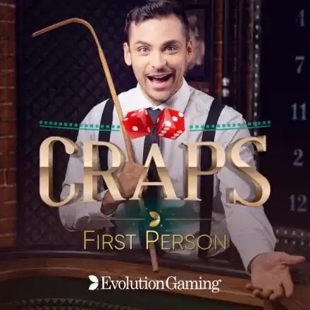 First Person Craps slot visual from Evolution available on carouselcasino-be.com