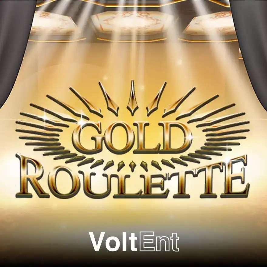 Gold Roulette online game logo by VoltEnt on carouselcasino-be.com