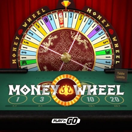 Money Wheel slot logo by Play'n GO at Carousel Casino