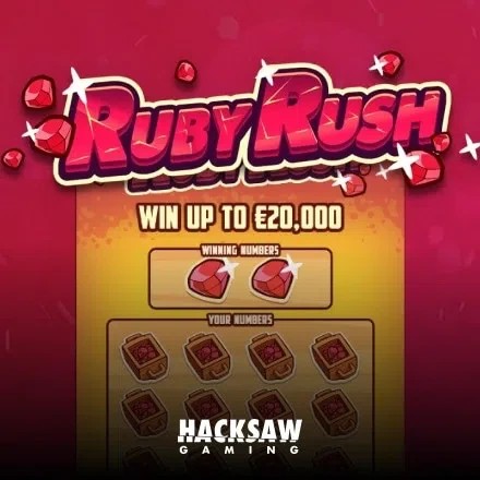 Play the Ruby Rush slot by Hacksaw Gaming on Carousel Casino