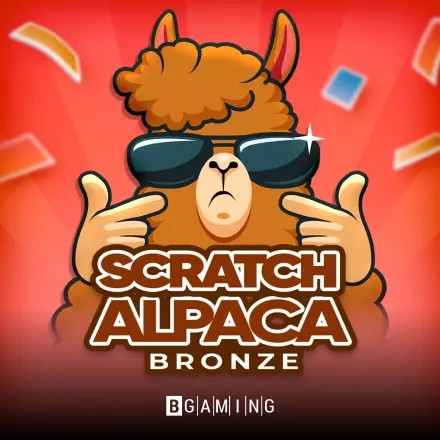 Scratch Alpaca Bronze by BGAMING, showcased at carouselcasino-be.com – game logo