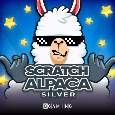 Official Lottery logo: Scratch Alpaca Silver by BGAMING at Carousel Casino