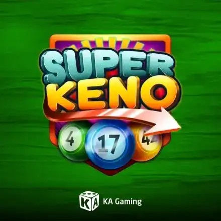 Super Keno online game logo by KA Gaming on carouselcasino-be.com